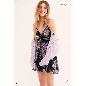 Free People Happy Heart Mini Dress